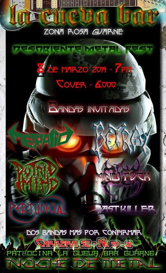 DEXORIENTE METAL FEST — 17-MAR-2014