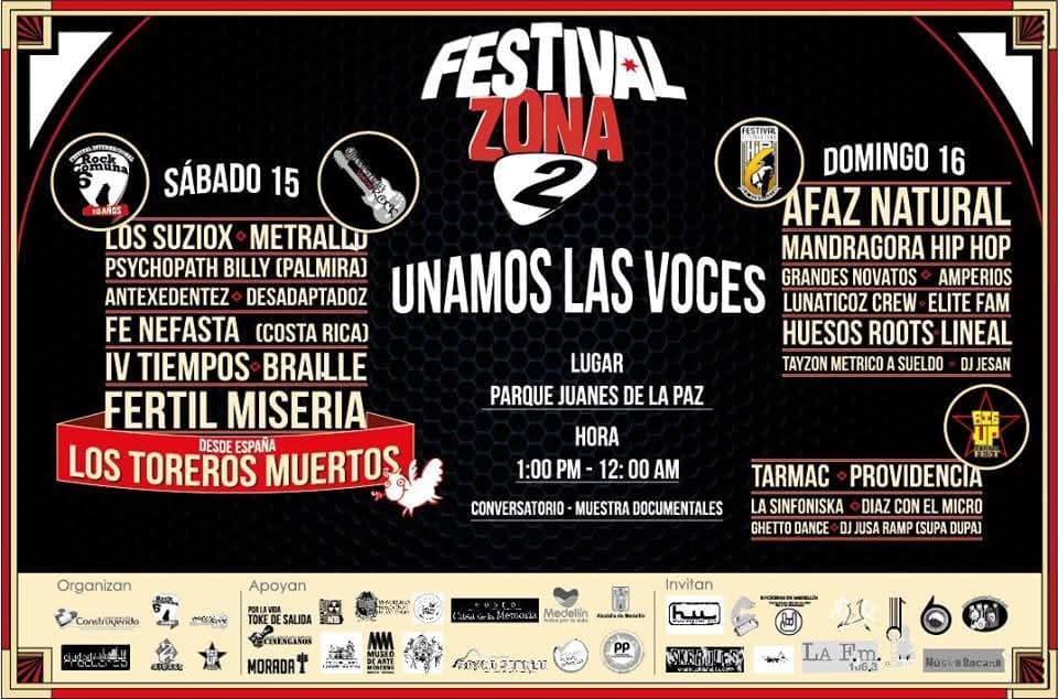 FESTIVALES ZONA 2 — 15-NOV-2014