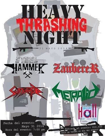 HEAVY THRASHING NIGHT — 3-JUN-2014